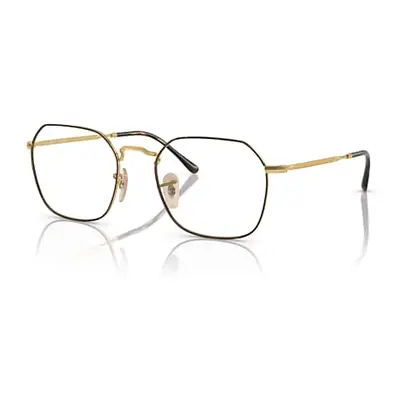 Ray-Ban Eyeglasses Unisex Jim Optics - Gold Frame Demo Lens Lenses Polarized 51-20