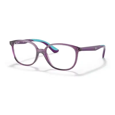 Ray-Ban Eyeglasses Children Rb1598 Optics Kids - Violet Frame Clear Lenses Polarized 47-16