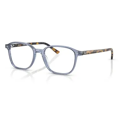 Ray-Ban Eyeglasses Unisex Leonard Optics - Blue & Yellow Havana Frame Clear Lenses Polarized 49-