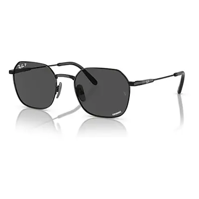 Ray-Ban Sunglasses Unisex Jim Titanium - Black Frame Grey Lenses Polarized 53-20