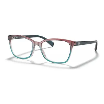 Ray-Ban Eyeglasses Woman Rb5362 Optics - Blue Frame Clear Lenses 54-17