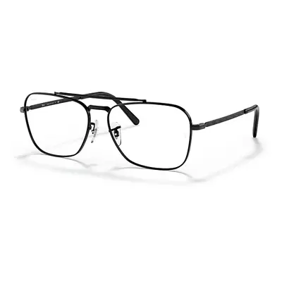 Ray-Ban Eyeglasses Unisex New Caravan Optics - Black Frame Clear Lenses Polarized 55-15