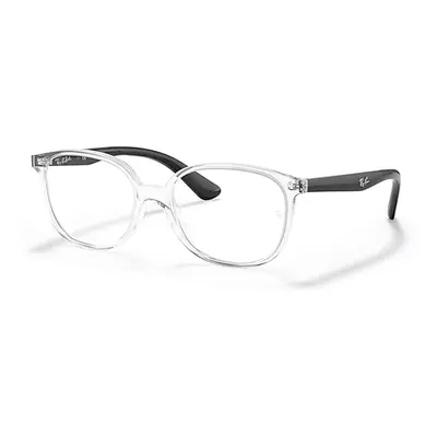 Ray-Ban Eyeglasses Children Rb1598 Optics Kids - Black Frame Clear Lenses Polarized 49-16