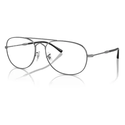 Ray-Ban Eyeglasses Unisex Bain Bridge Optics - Gunmetal Frame Clear Lenses Polarized 55-17