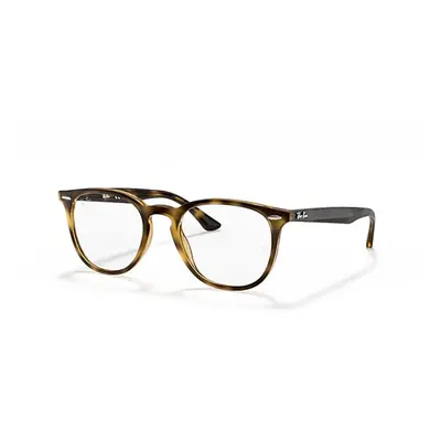 Ray-Ban Eyeglasses Unisex Rb7159 Optics - Tortoise Frame Clear Lenses Polarized 50-20