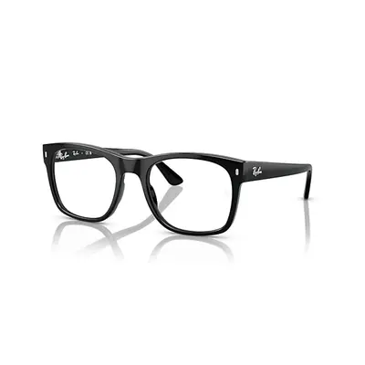 Ray-Ban Eyeglasses Unisex Rb7228 Optics - Black Frame Demo Lens Lenses Polarized 53-21