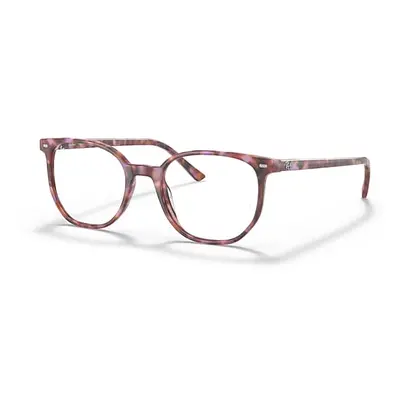 Ray-Ban Eyeglasses Unisex Elliot Optics - Brown & Violet Havana Frame Clear Lenses Polarized 50-