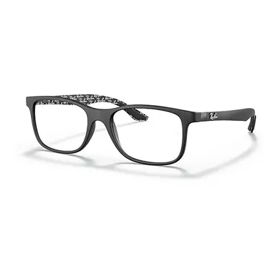 Ray-Ban Eyeglasses Unisex Rb8903 Optics - Black Frame Clear Lenses Polarized 55-18