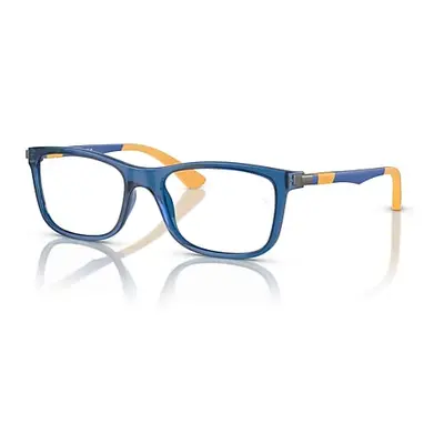 Ray-Ban Eyeglasses Children Rb1549 Optics Kids - Sand Blue Frame Clear Lenses Polarized 46-16