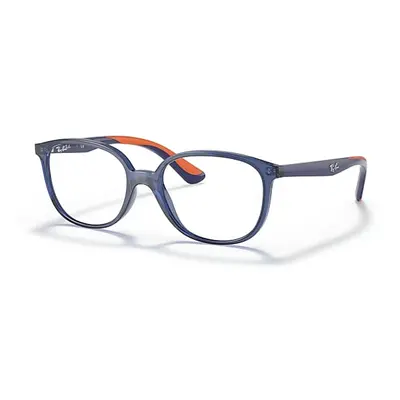 Ray-Ban Eyeglasses Children Rb1598 Optics Kids - Blue Frame Clear Lenses Polarized 47-16