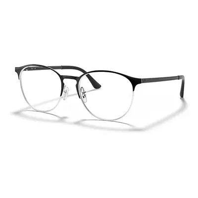 Ray-Ban Eyeglasses Unisex Rb6375 Optics - Black Frame Clear Lenses Polarized 51-18