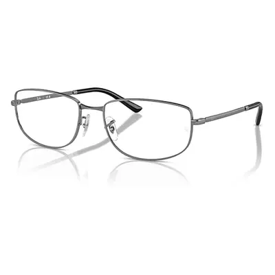 Ray-Ban Eyeglasses Unisex Rb3732v Optics - Gunmetal Frame Clear Lenses Polarized 54-18