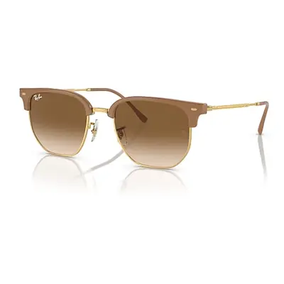 Ray-Ban Sunglasses Unisex New Clubmaster - Gold Frame Brown Lenses 53-20