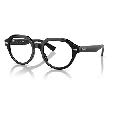 Ray-Ban Eyeglasses Unisex Gina Optics - Black Frame Clear Lenses Polarized 51-20