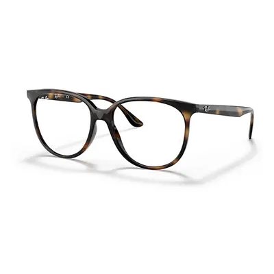 Ray-Ban Eyeglasses Woman Rb4378v Optics - Havana Frame Clear Lenses Polarized 54-16