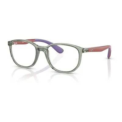 Ray-Ban Eyeglasses Children Rb1619 Optics Kids - Transparent Green On Rubber Wisteria Frame Clea