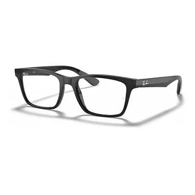 Ray-Ban Eyeglasses Unisex Rb7025 Optics - Black Frame Clear Lenses Polarized 53-17