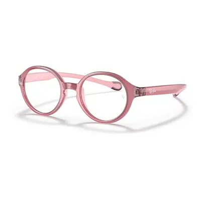 Ray-Ban Eyeglasses Children Rb9075 Optics Kids - Pink Frame Clear Lenses Polarized 39-16