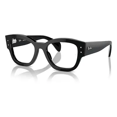 Ray-Ban Eyeglasses Unisex Jorge Optics - Black Frame Clear Lenses Polarized 52-20