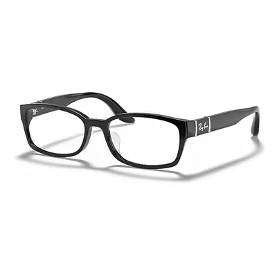 Ray-Ban Eyeglasses Unisex Rb5198 Optics - Black Frame Clear Lenses 53-16