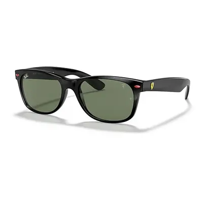 Ray-Ban Sunglasses Unisex Rb2132m Scuderia Ferrari Collection - Black Frame Green Lenses 55-18