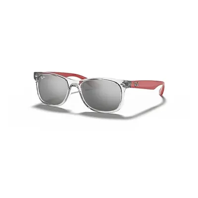 Ray-Ban Sunglasses Children New Wayfarer Kids - Red Frame Grey Lenses 48-16