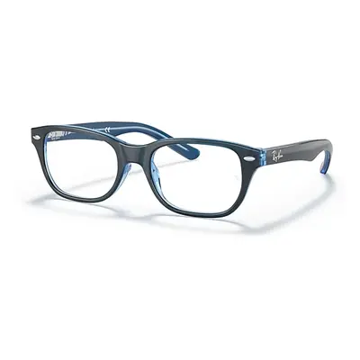 Ray-Ban Eyeglasses Children Rb1555 Optics Kids - Blue Frame Clear Lenses Polarized 48-16