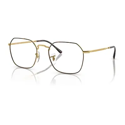 Ray-Ban Eyeglasses Unisex Jim Optics - Gold Frame Clear Lenses Polarized 53-20