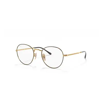 Ray-Ban Eyeglasses Unisex Round Metal Optics II - Gold Frame Clear Lenses 49-20