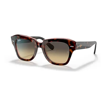 Ray-Ban Sunglasses Unisex State Street - Tortoise Frame Brown Lenses 52-20