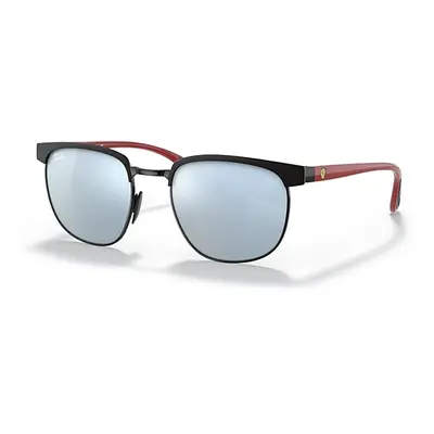 Ray-Ban Sunglasses Unisex Rb3698m Scuderia Ferrari Collection - Red Frame Silver Lenses 53-20