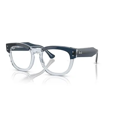 Ray-Ban Eyeglasses Unisex Mega Hawkeye Optics - Blue On Transparent Blue Frame Clear Lenses Pola