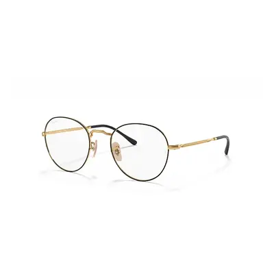 Ray-Ban Eyeglasses Unisex Round Metal Optics II - Gold Frame Clear Lenses Polarized 49-20