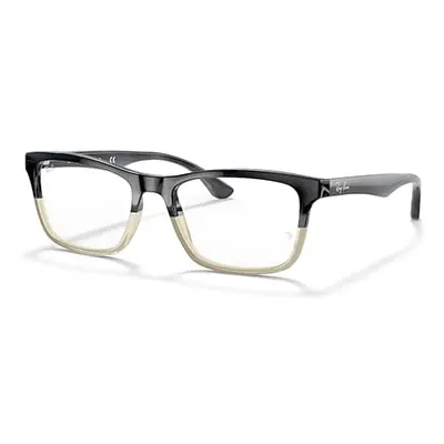 Ray-Ban Eyeglasses Unisex Rb5279 Optics - Grey Horn Frame Clear Lenses Polarized 57-18