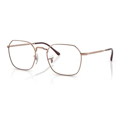 Ray-Ban Eyeglasses Unisex Jim Optics - Rose Gold Frame Clear Lenses Polarized 53-20