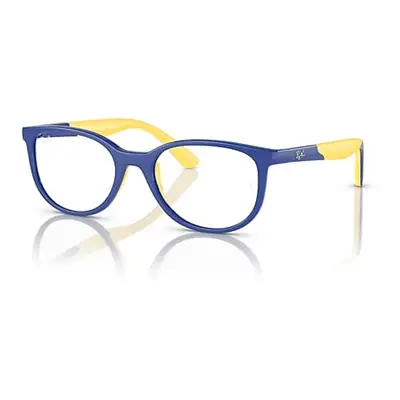 Ray-Ban Eyeglasses Children Rb1622 Optics Kids Bio-based - Blue On Yellow Frame Clear Lenses Pol