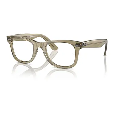 Ray-Ban Eyeglasses Unisex Wayfarer Ease Optics Change - Photo Striped Grey Frame Clear Lenses Po