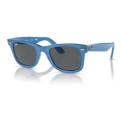 Ray-Ban Sunglasses Unisex Original Wayfarer Change - Photo Striped Blue Frame Grey Lenses 50-22