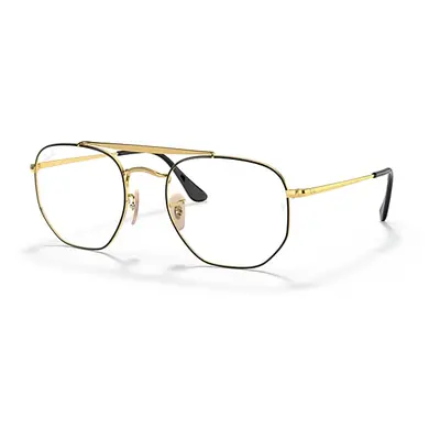 Ray-Ban Eyeglasses Unisex Marshal Optics - Gold Frame Clear Lenses Polarized 54-21