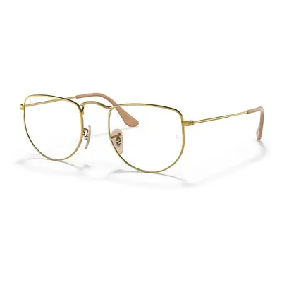 Ray-Ban Eyeglasses Unisex Elon Optics - Gold Frame Clear Lenses 50-20