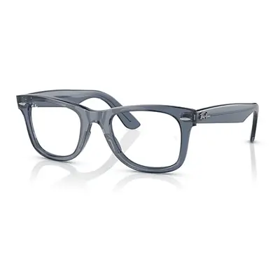 Ray-Ban Eyeglasses Unisex Wayfarer Ease Optics - Transparent Blue Frame Clear Lenses Polarized 5