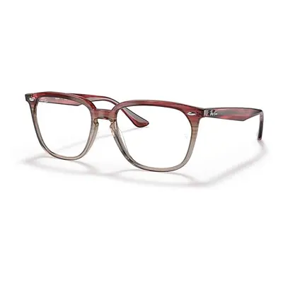 Ray-Ban Eyeglasses Unisex Rb4362 Optics - Havana Frame Clear Lenses Polarized 51-18