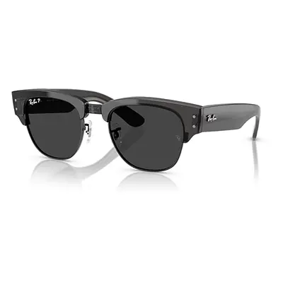 Ray-Ban Sunglasses Unisex Mega Clubmaster X The Ones - Transparent Black Frame Black Lenses Pola