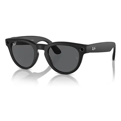 Ray-Ban Smart Glasses | Meta Headliner Unisex Black Frame Black Lenses 50-23 Facebook Glasses