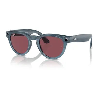 Ray-Ban AI Glasses | Meta Headliner Unisex Jeans Frame Red Lenses 50-23 Facebook Glasses