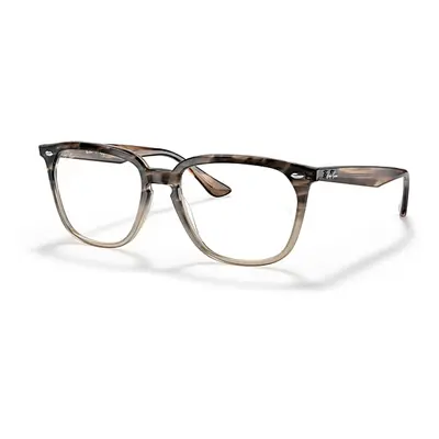 Ray-Ban Eyeglasses Unisex Rb4362 Optics - Havana Frame Clear Lenses 53-18