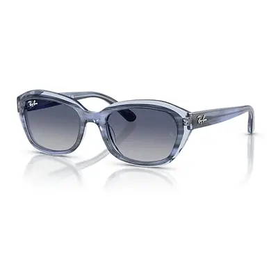 Ray-Ban Sunglasses Children Rb9081s Kids - Striped Blue On Transparent Blue Frame Grey Lenses 48