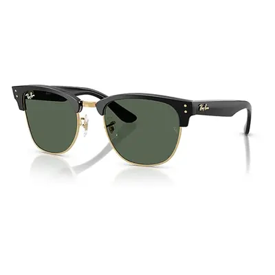 Ray-Ban Sunglasses Unisex Clubmaster Reverse - Black Frame Green Lenses 54-21