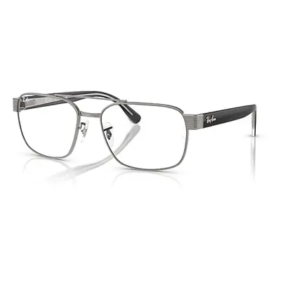 Ray-Ban Eyeglasses Unisex Rb3751v Optics - Black On Transparent Frame Clear Lenses Polarized 58-