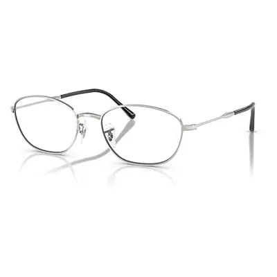 Ray-Ban Eyeglasses Woman Rb3749v Optics - Silver Frame Clear Lenses Polarized 53-18